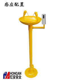 不銹鋼加防腐涂層自動感應立式洗眼器90906621-A 不銹鋼加防腐涂層自動感應立式洗眼器90906621-A