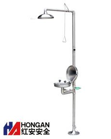 翻蓋防塵不銹鋼復合式洗眼器90906650 翻蓋防塵不銹鋼復合式洗眼器90906650